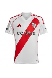 River Plate Voetbaltruitje Thuis tenue 2024-25 Korte Mouw